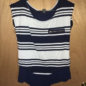 Short sleeve, striped top